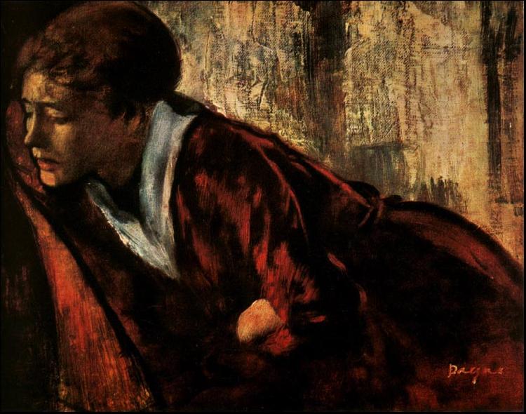 Edgar Degas Melancholy France oil painting art